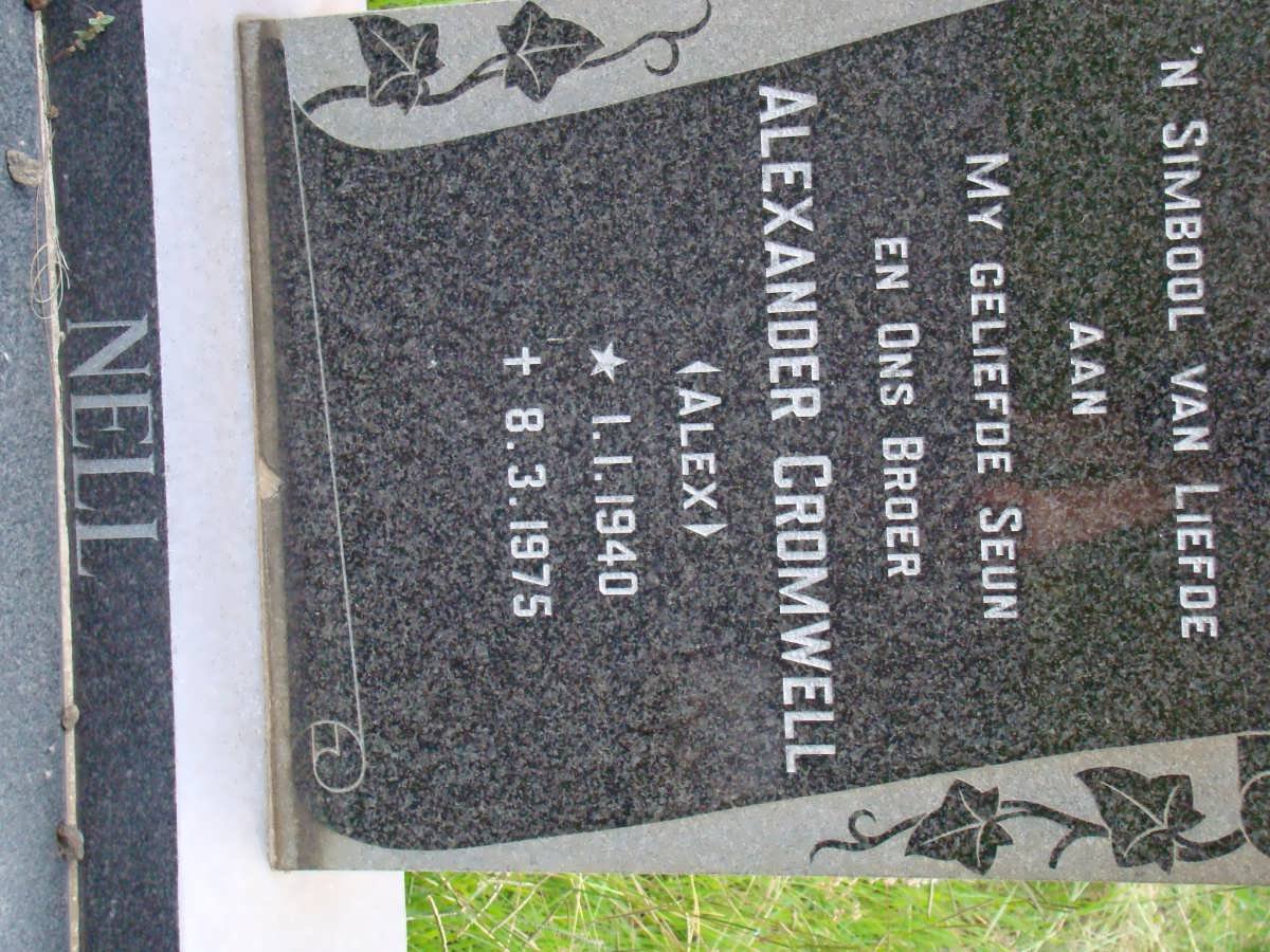NELL Alexander Cromwell 1940-1975