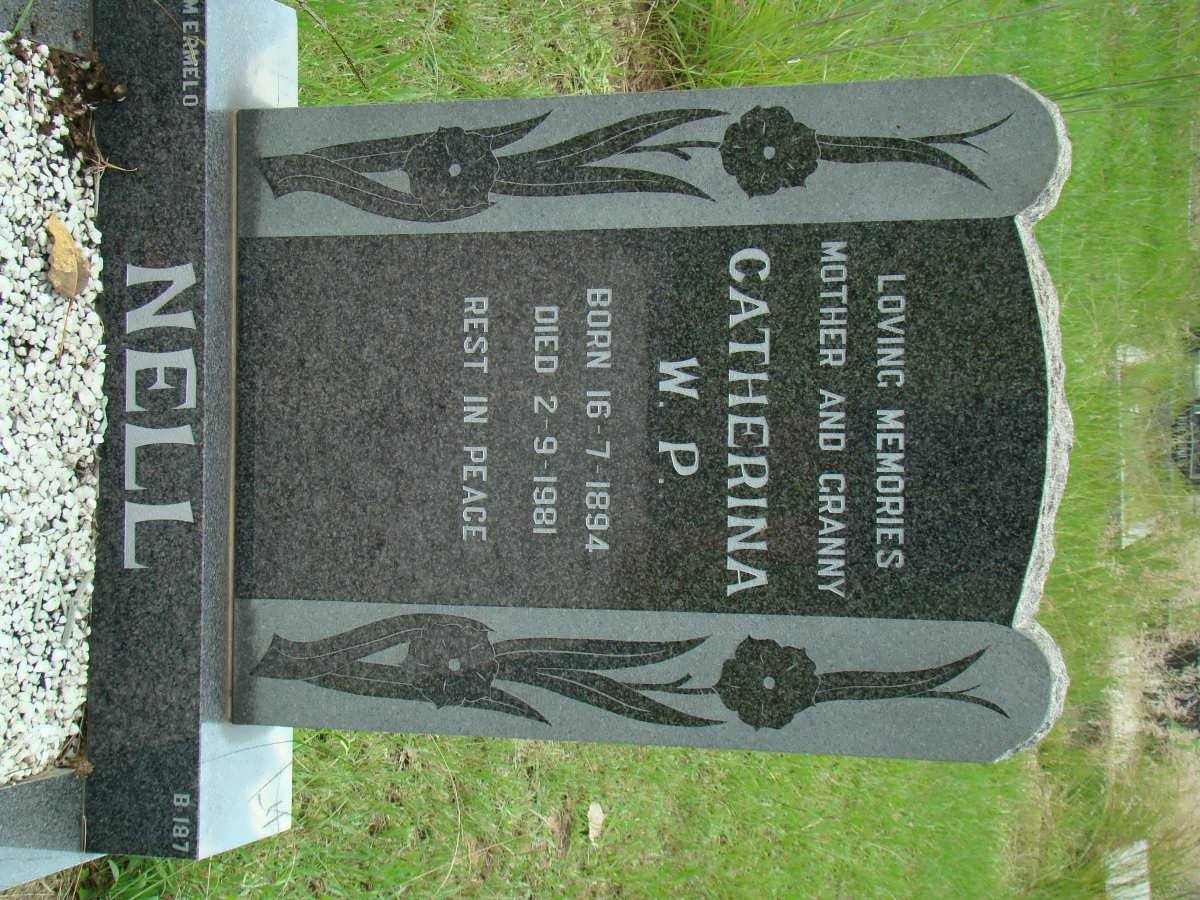NELL Catherina W.P. 1894-1981