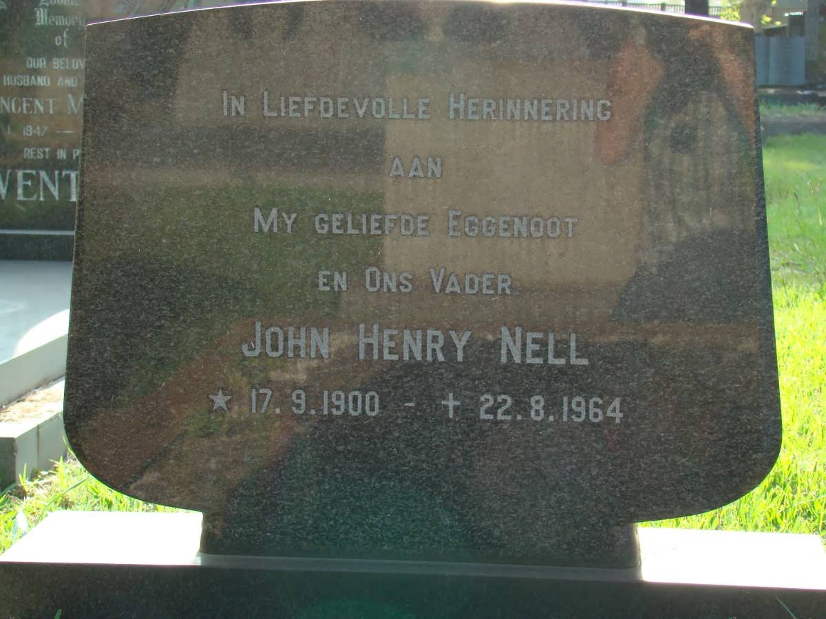 NELL John Henry 1900-1964