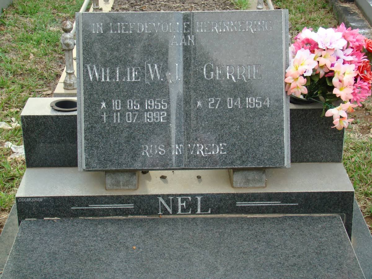 NEL W.J. 1955-1992 &amp; Gerrie 1954-