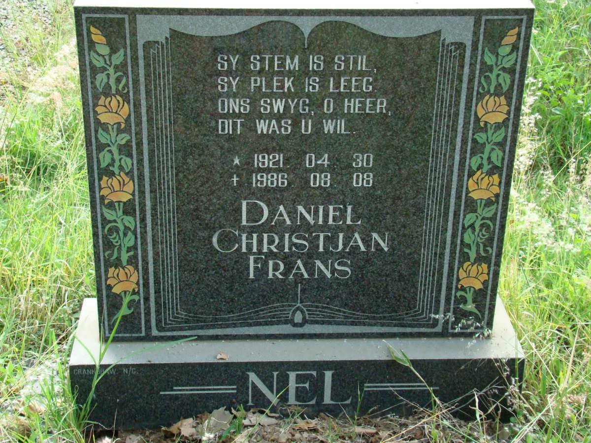 NEL Daniel Christjan Frans 1921-1986