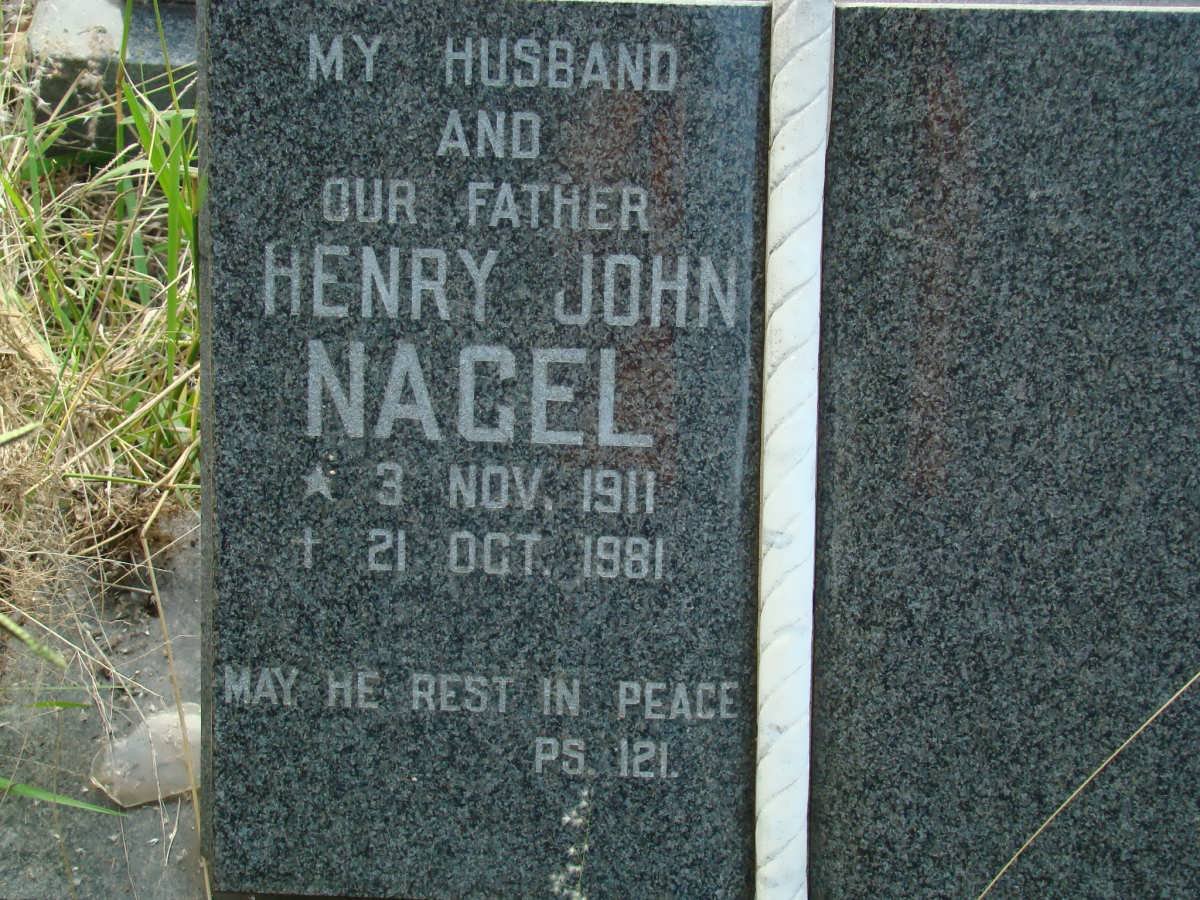 NAGEL Henry John 1911-1981