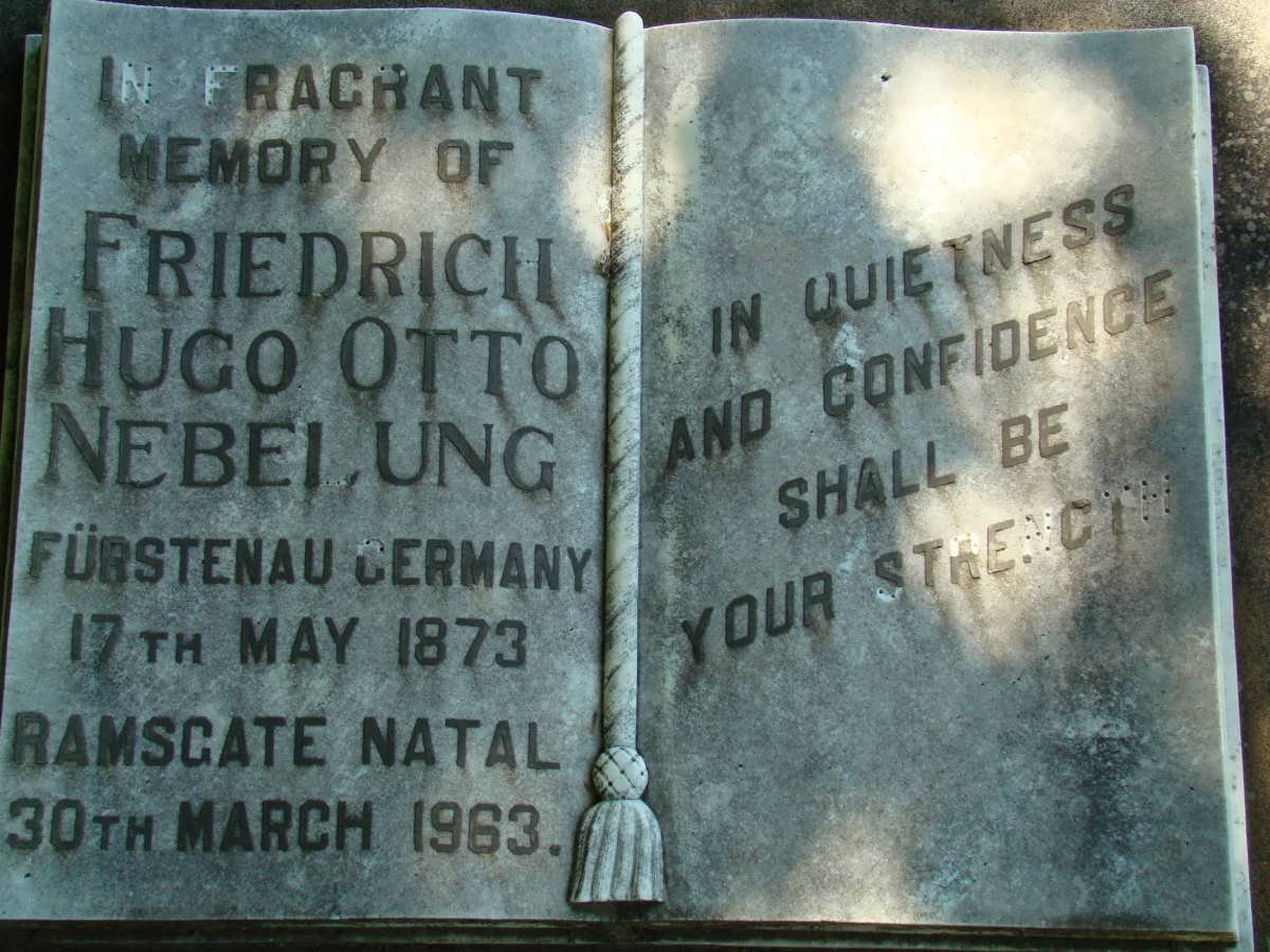 NEBELUNG Friedrich Hugo Otto 1873-1963