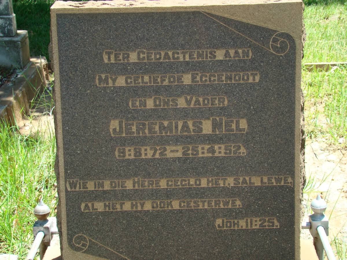 NEL Jeremias 1872-1952