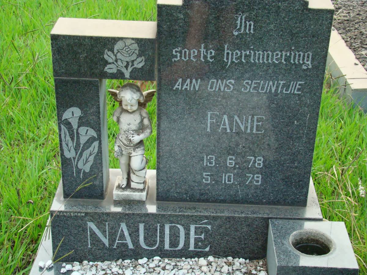 NAUDÉ Fanie 1978-1979
