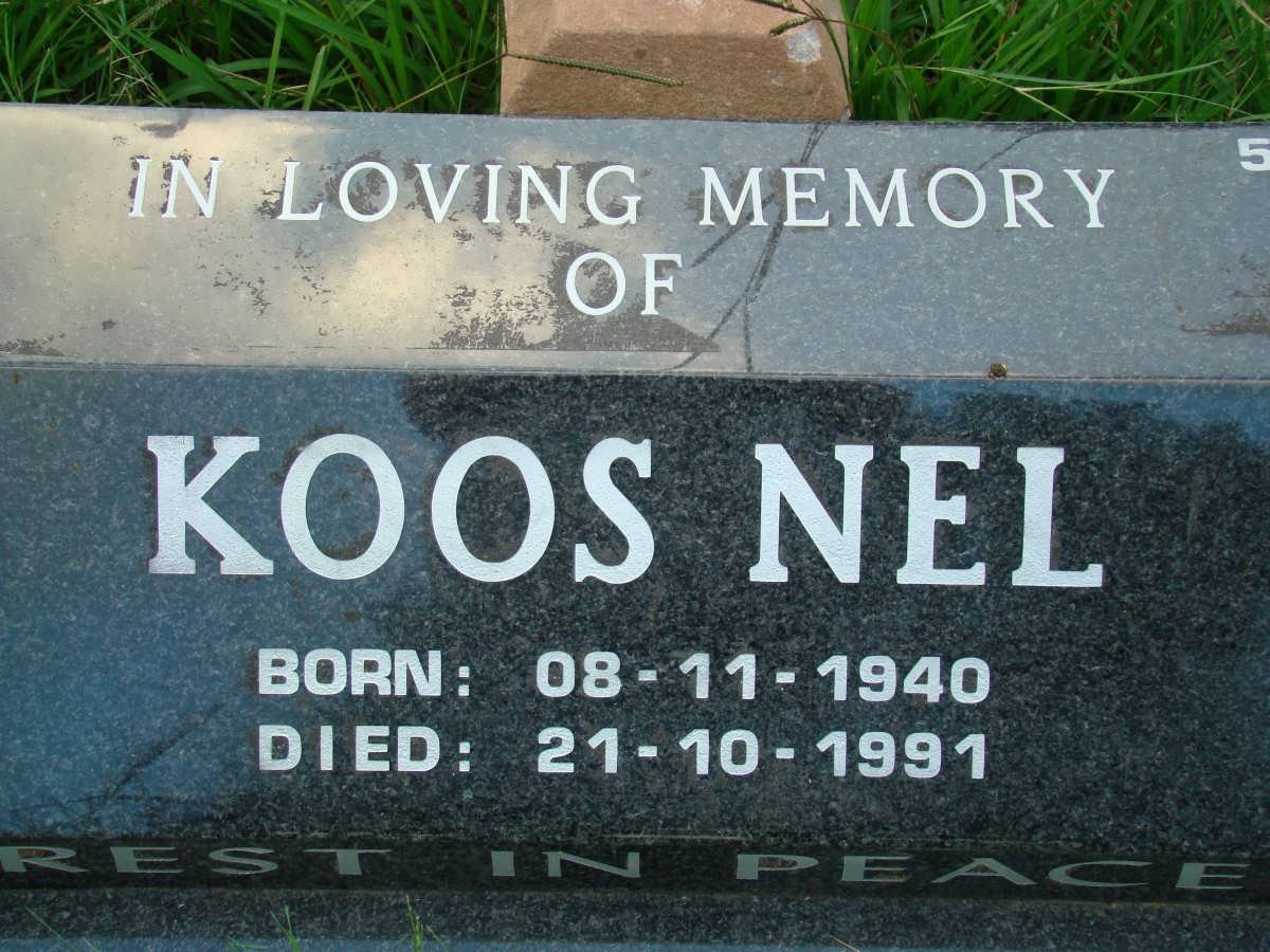NEL Koos 1940-1991