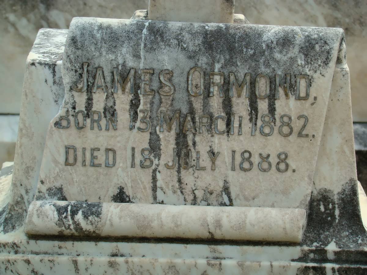 ORMOND James 1882-1888