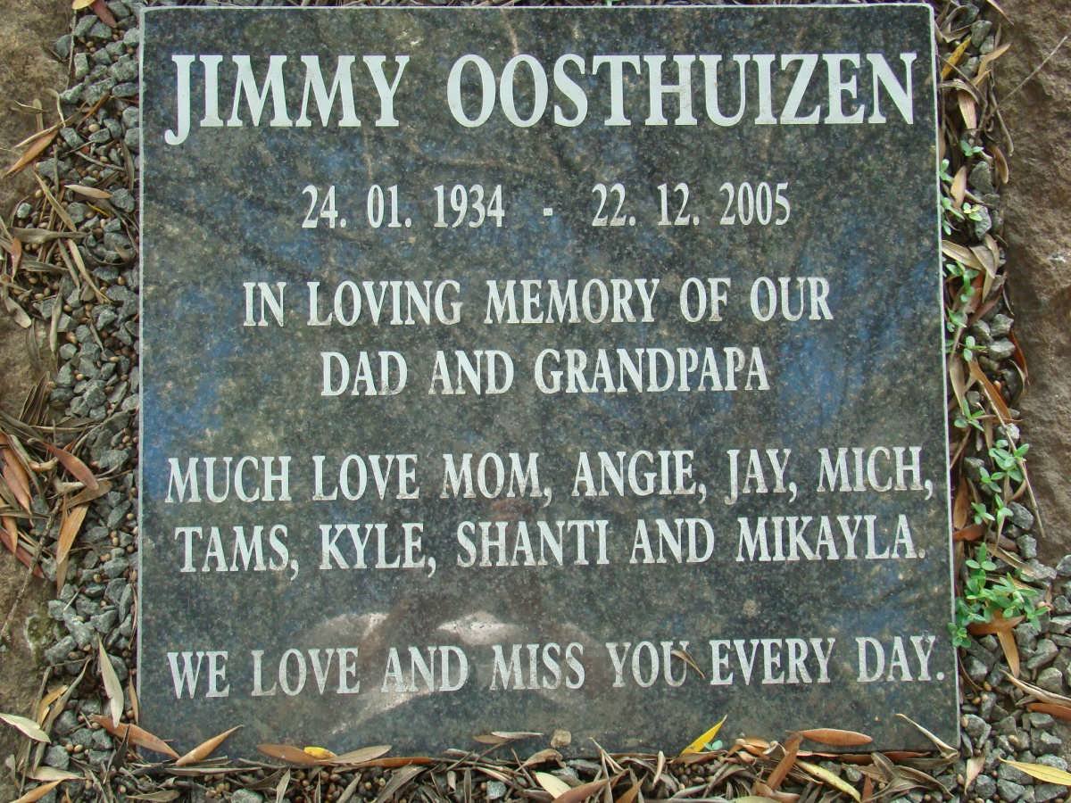 OOSTHUIZEN Jimmy 1934-2005