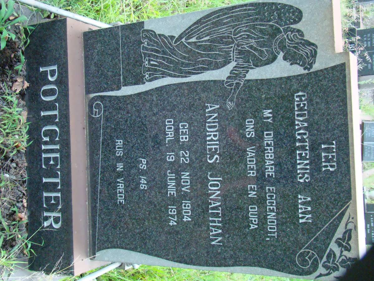 POTGIETER Andries Jonathan 1904-1974
