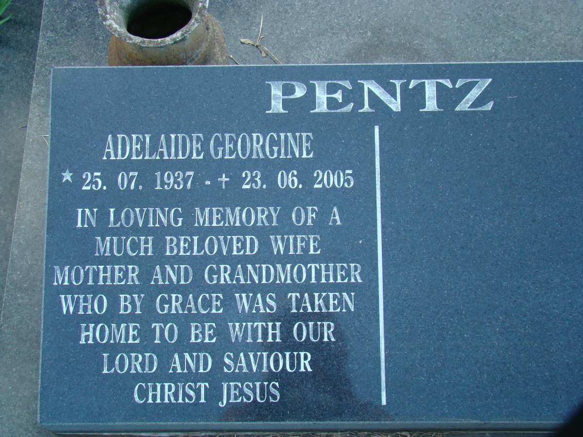 PENTZ Adelaide Georgine 1937-2005