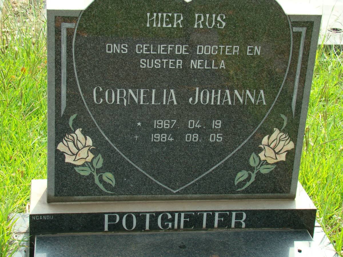 POTGIETER Cornelia Johanna 1967-1984