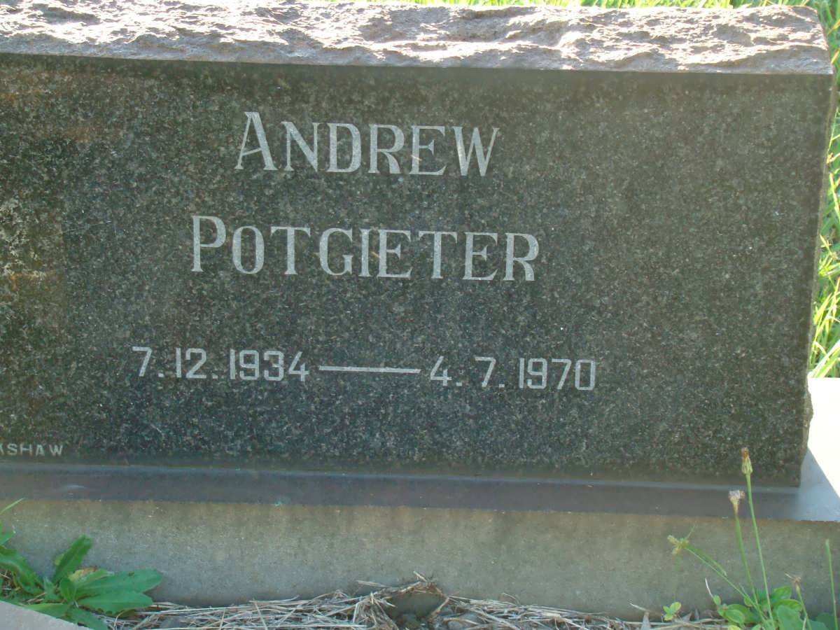 POTGIETER Andrew 1934-1970
