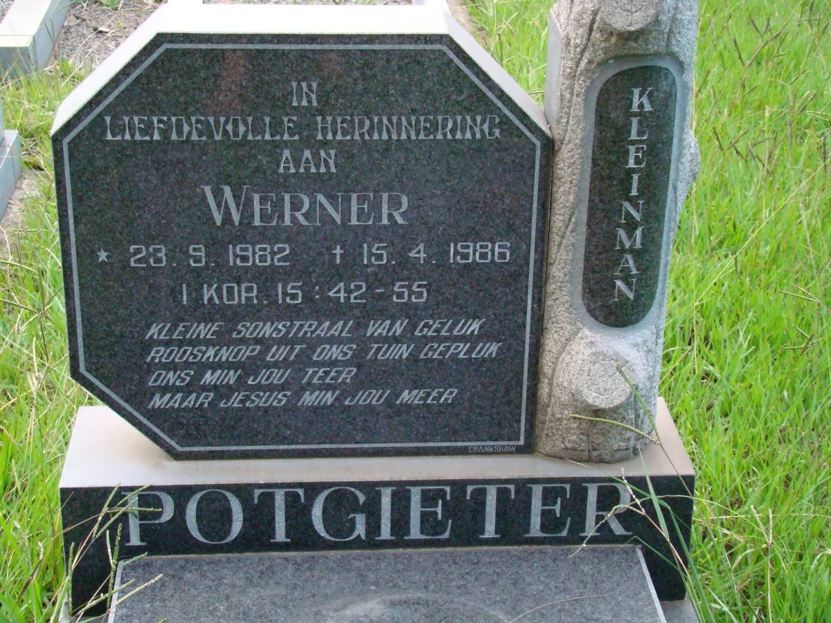POTGIETER Werner 1982-1986