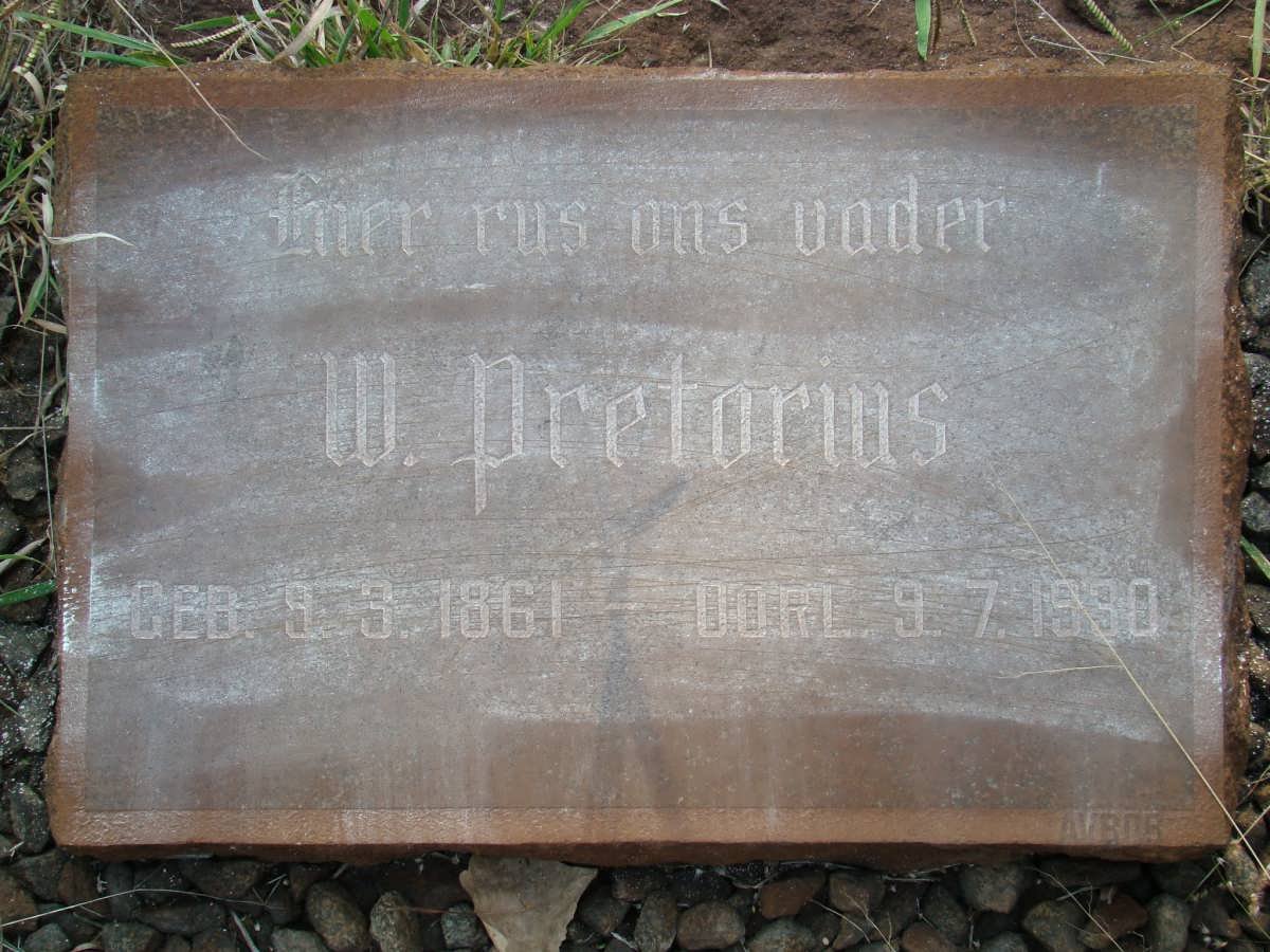 PRETORIUS W. 1861-1990