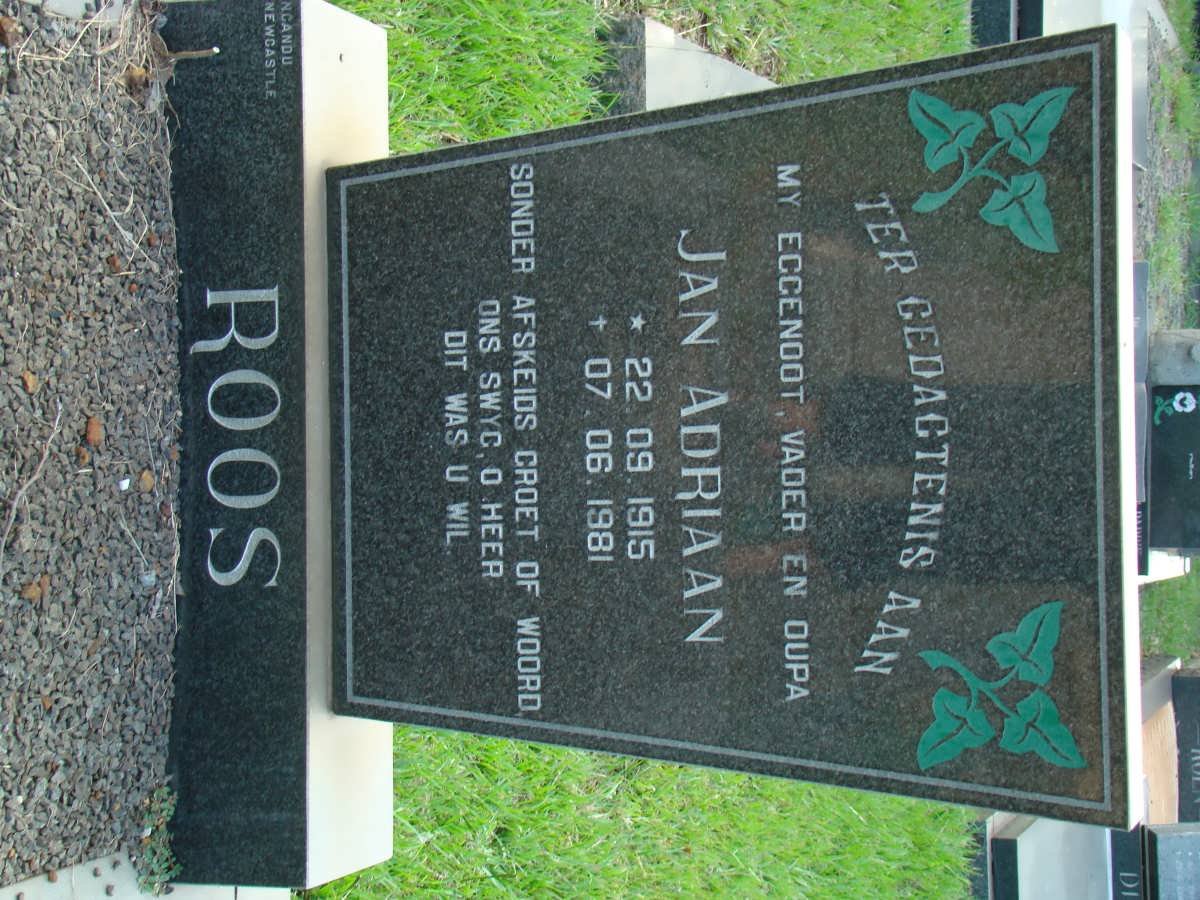 ROOS Jan Adriaan 1915-1981