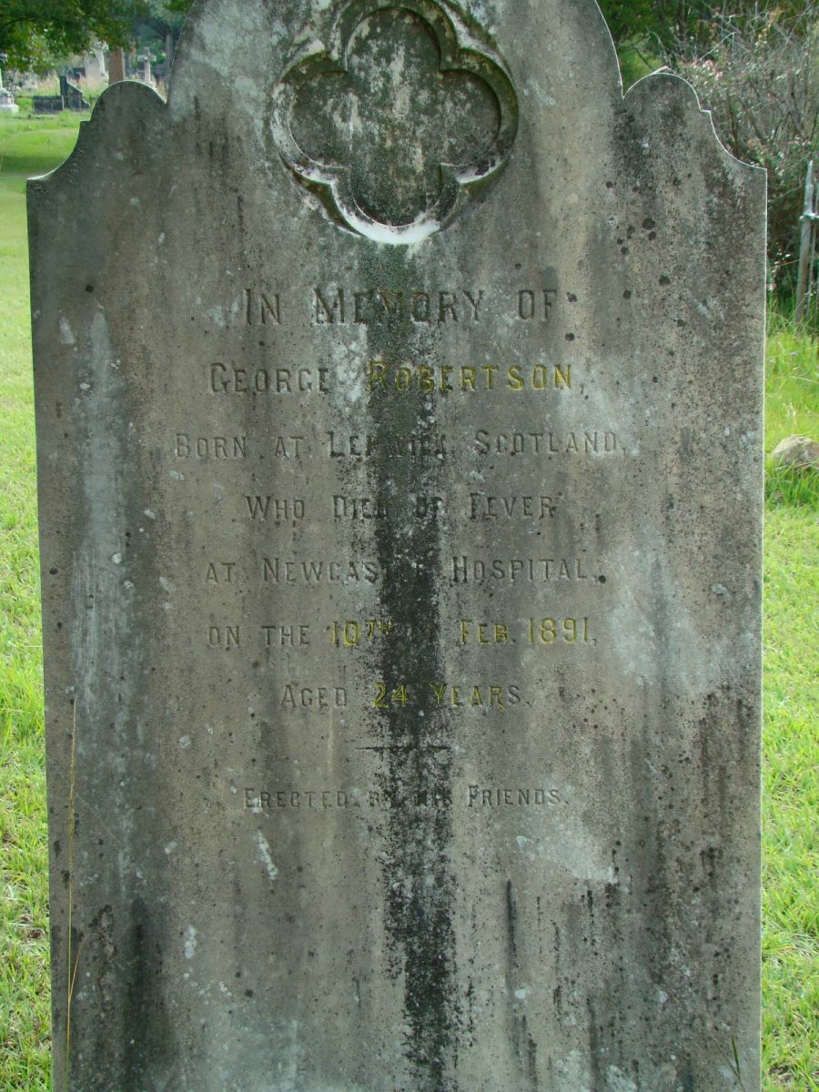 ROBERTSON George -1891