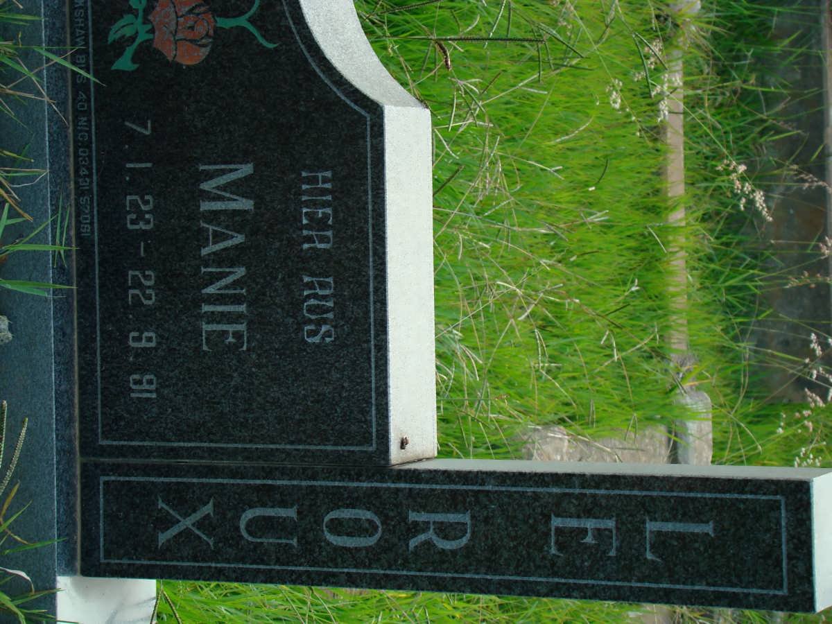 ROUX Manie, le 1923-1991