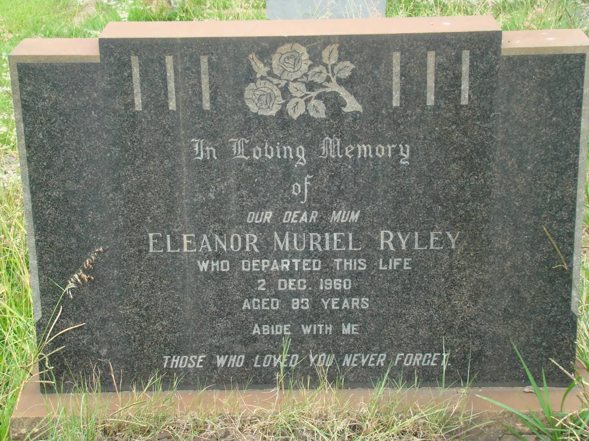 RYLEY Eleanor Muriel -1960