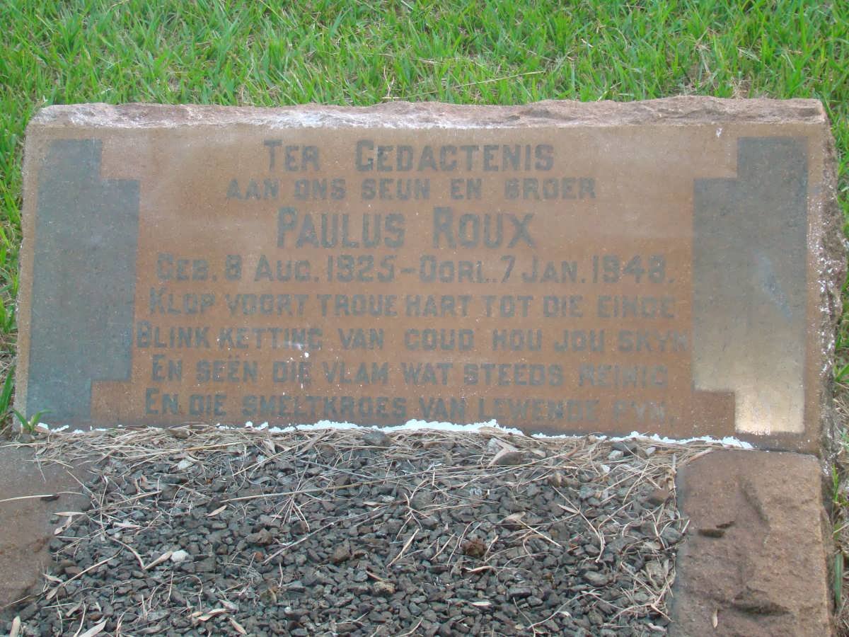 ROUX Paulus 1925-1948