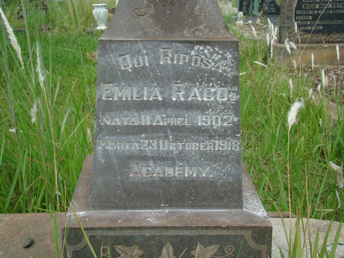 RACO Emilia 1902-1918