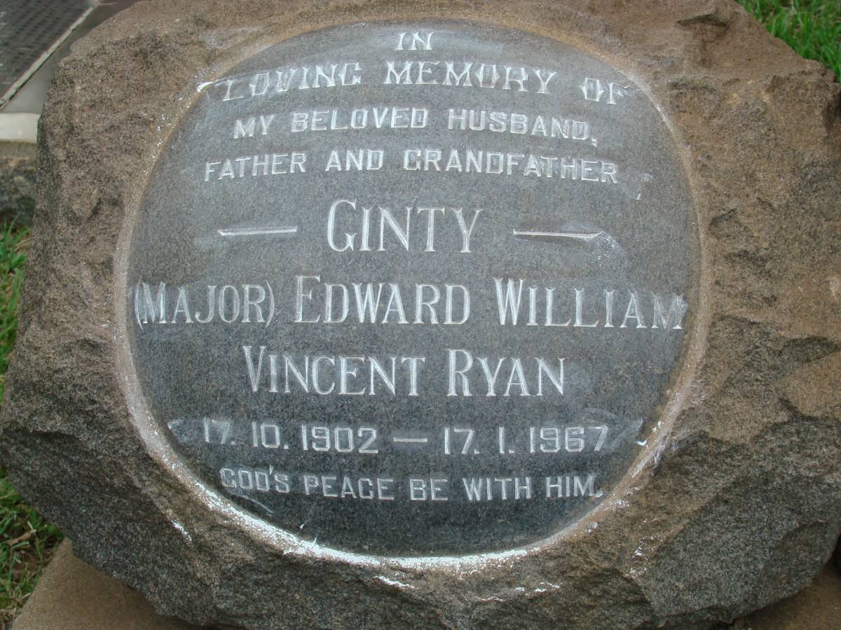 RYAN Edward William Vincent 1902-1967