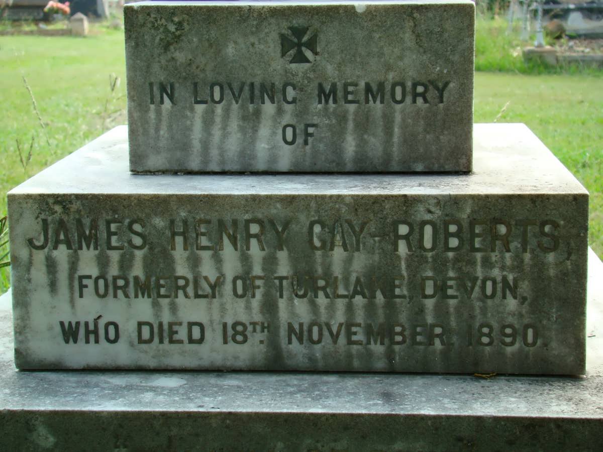 ROBERTS John Henry Gay -1890