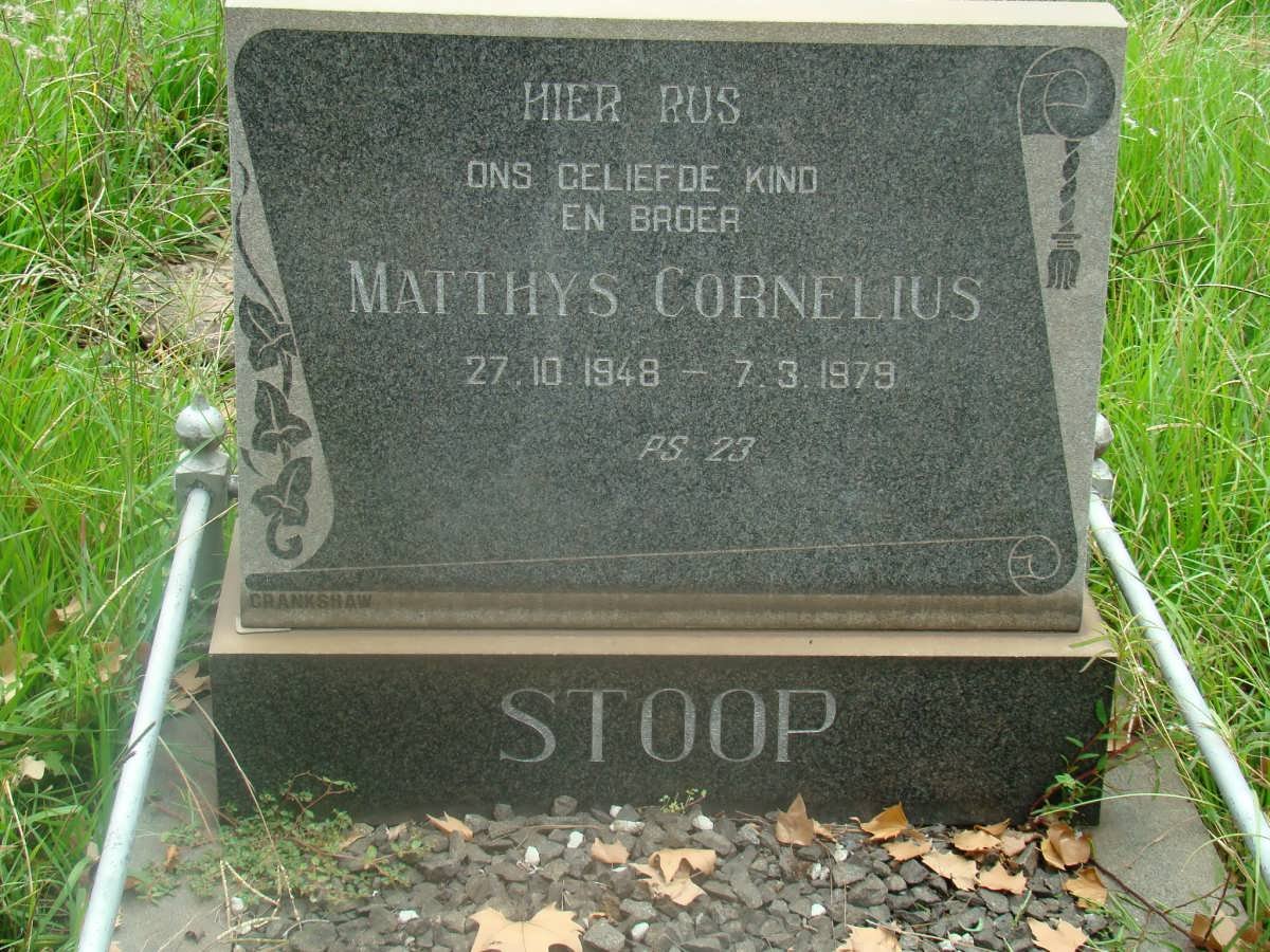 STOOP Matthys Cornelius 1948-1979