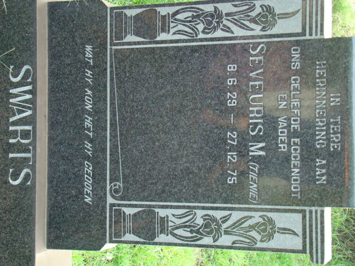 SWARTS Seveuris M. 1929-1975