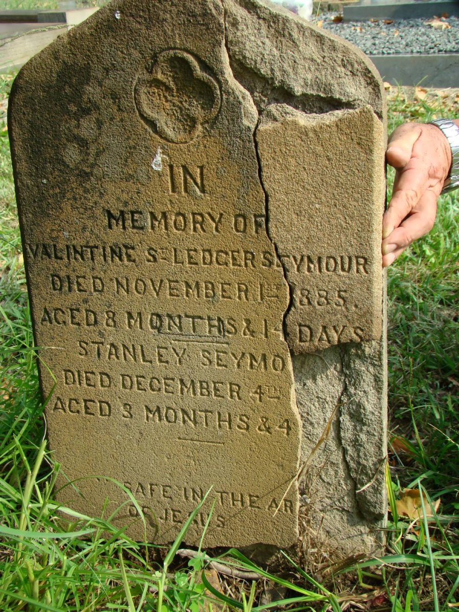 SEYMOUR Valintine St. Ledger -1885 :: SEYMOUR Stanley -??