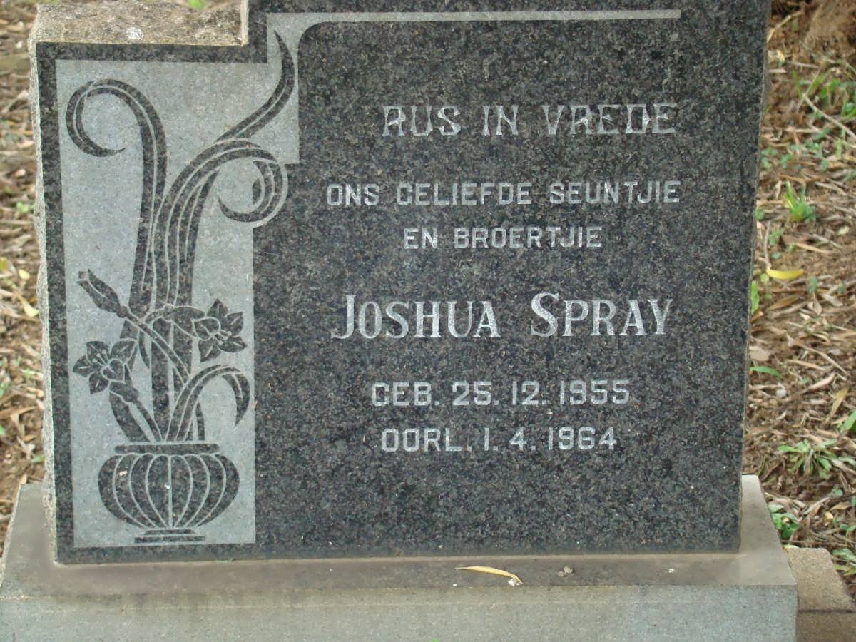 SPRAY Joshua 1955-1964