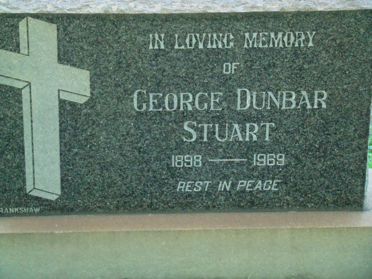 STUART George Dunbar 1898-1969