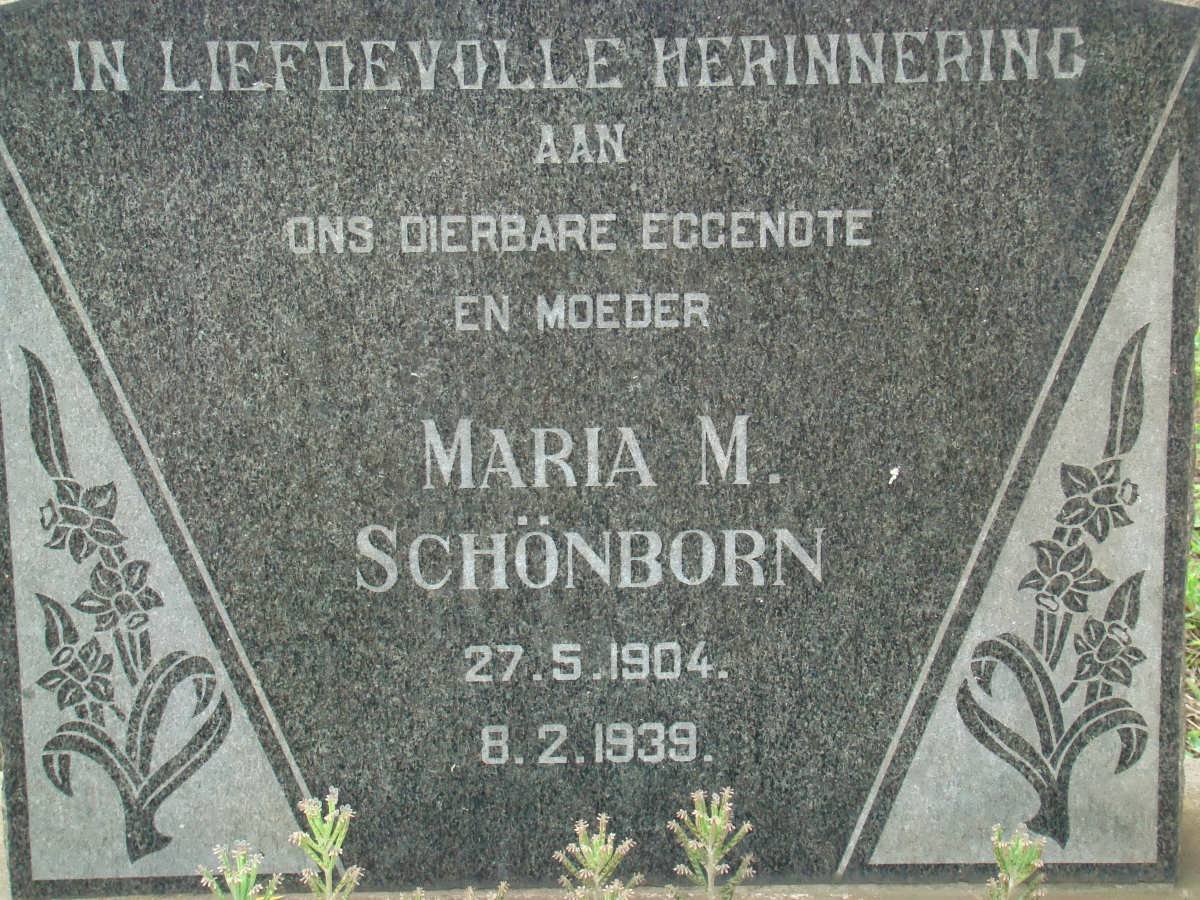 SCHÖNBORN Maria M. 1904-1939