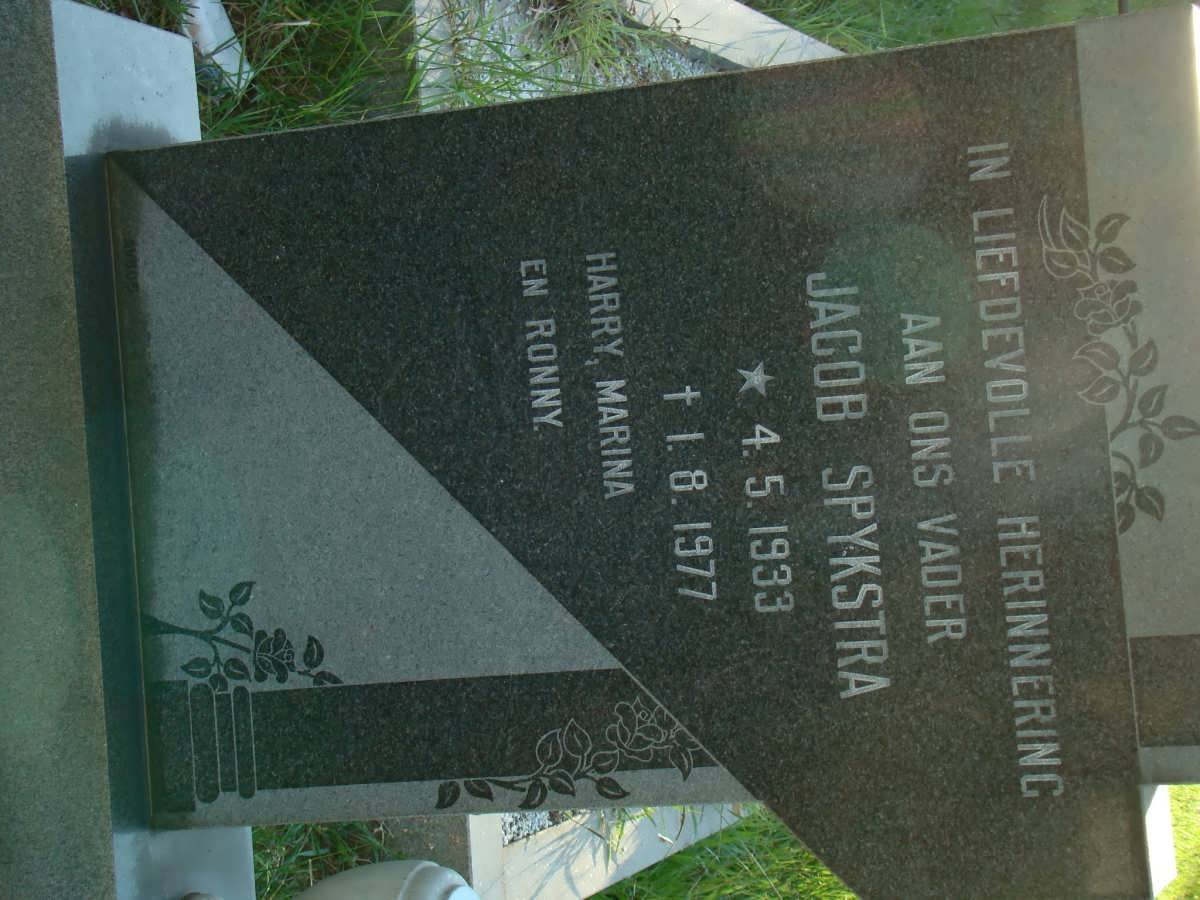 SPYKSTRA Jacob 1933-1977