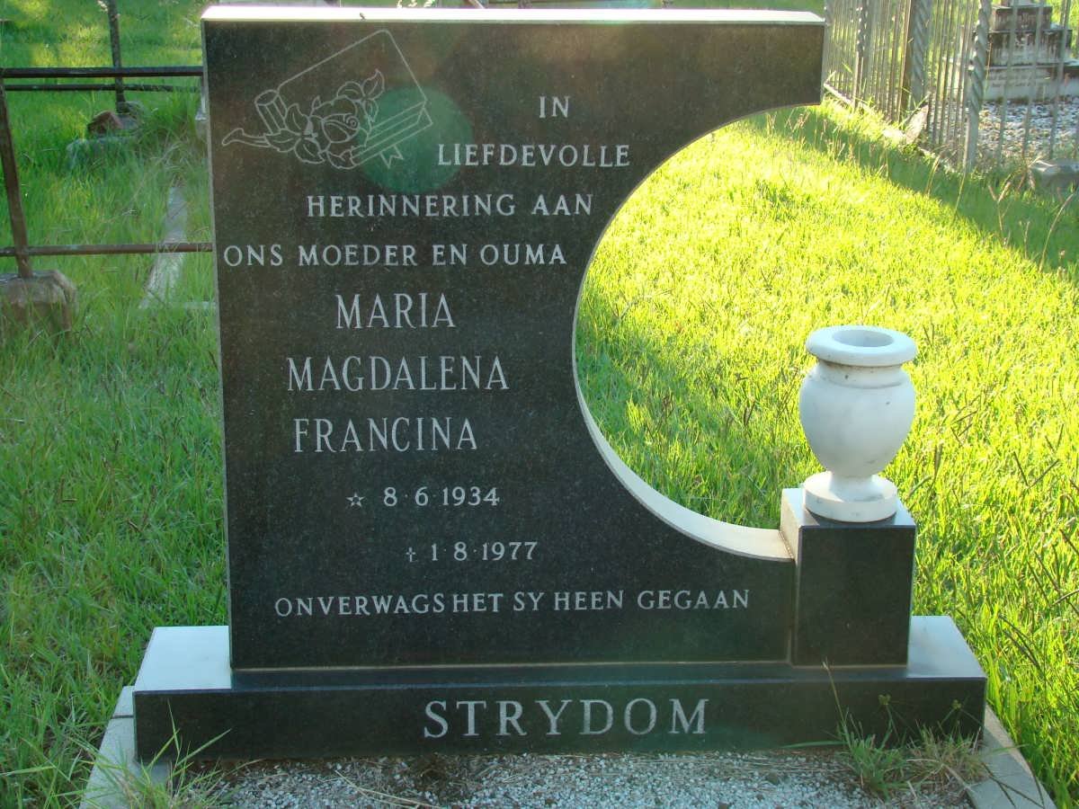STRYDOM Maria Magdalena Francina 1934-1977
