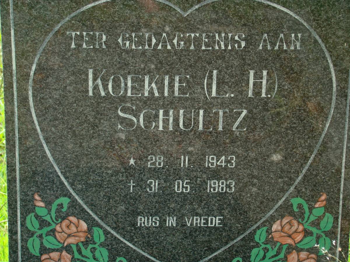 SCHULTZ Koekie L.H. 1943-1983