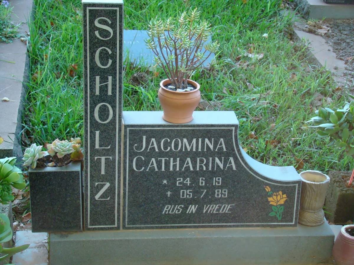 SCHOLTZ Jacomina Catharina 1919-1989
