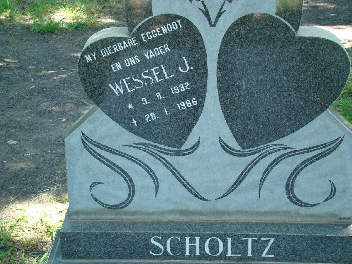 SCHOLTZ Wessel J. 1932-1986