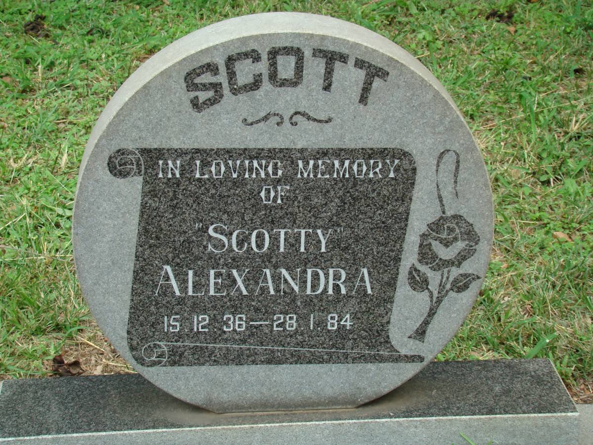 SCOTT Alexandra 1936-1984