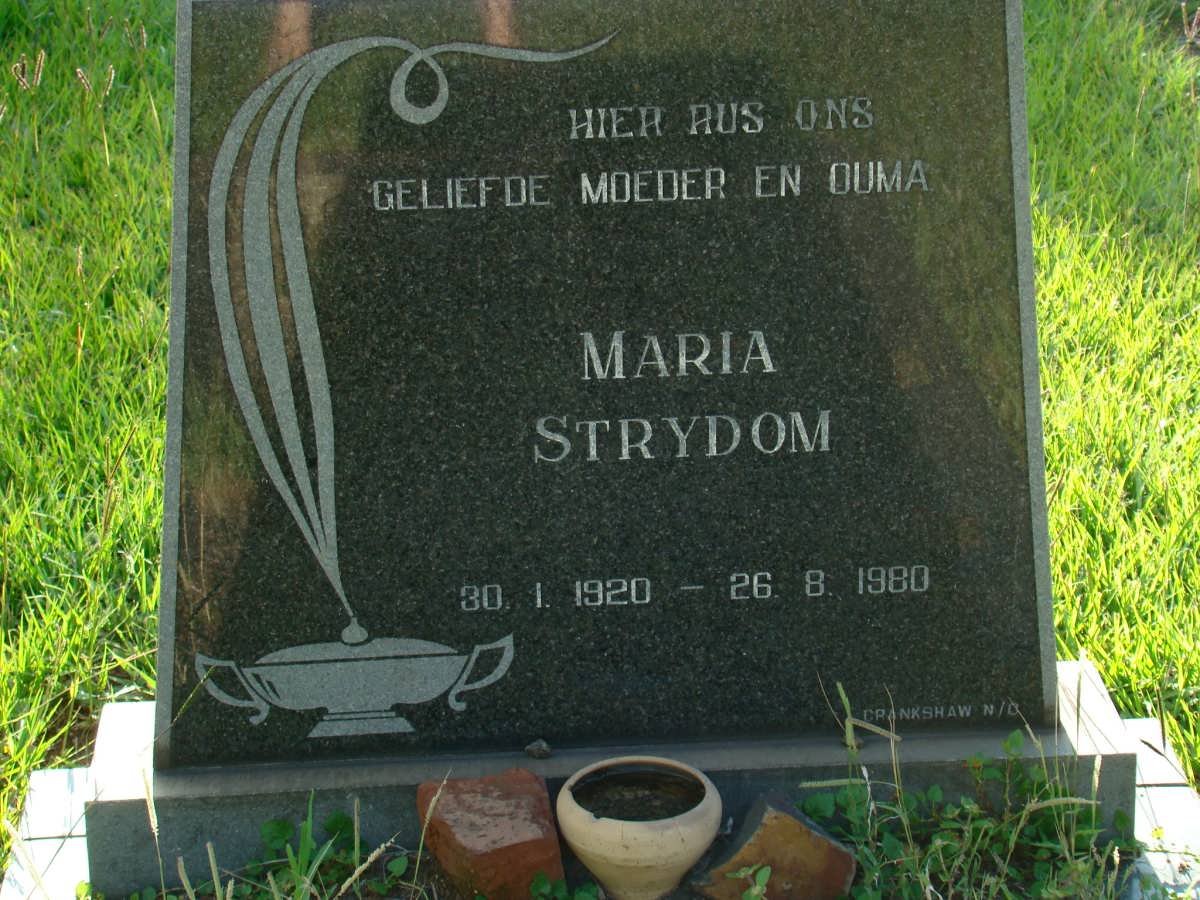STRYDOM Maria 1920-1980