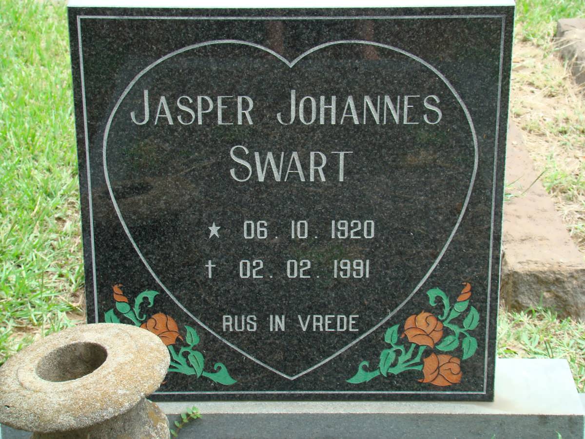 SWART Jasper Johannes 1920-1991