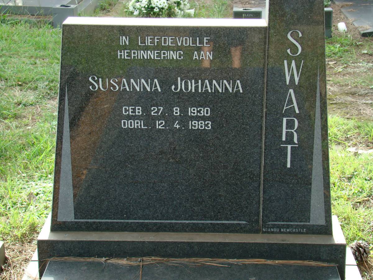 SWART Susanna Johanna 1930-1983