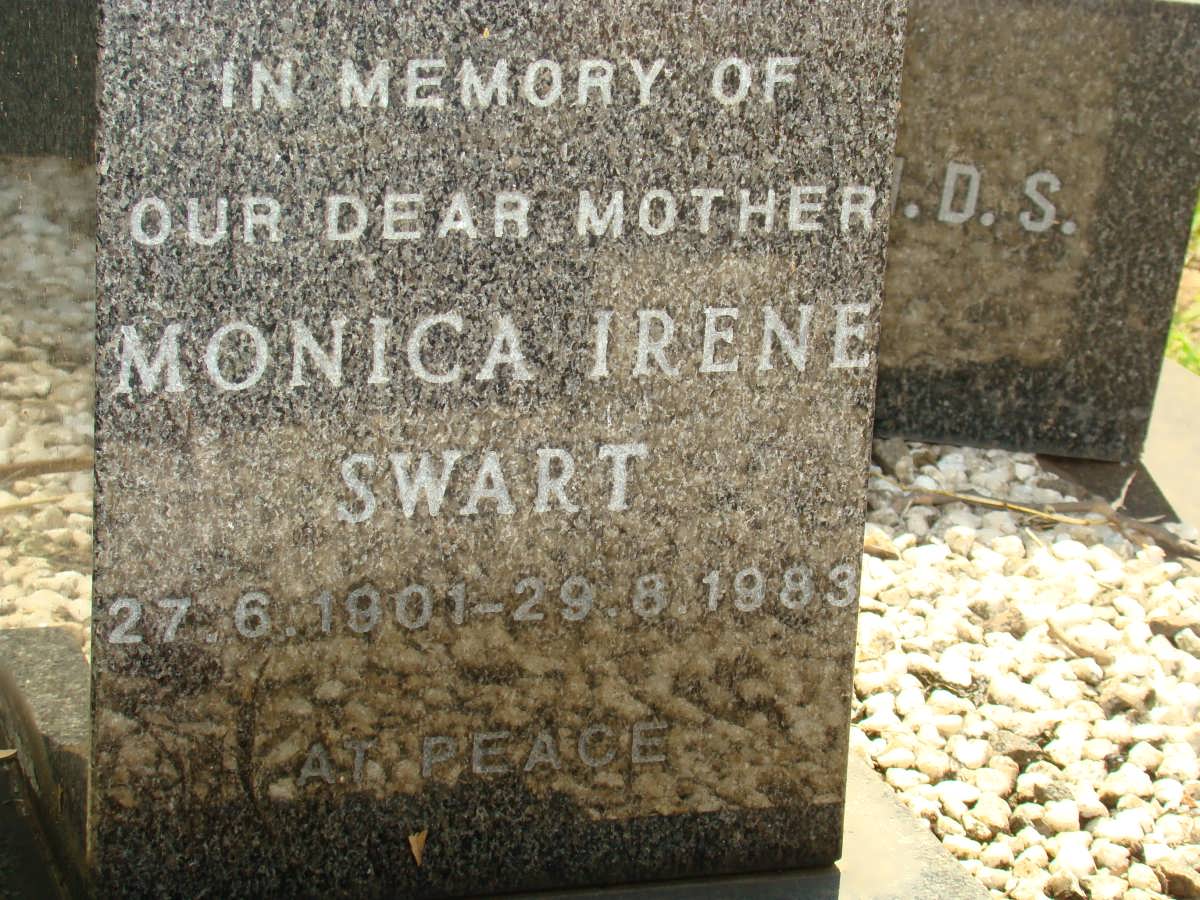 SWART Monica Irene 1901-1983