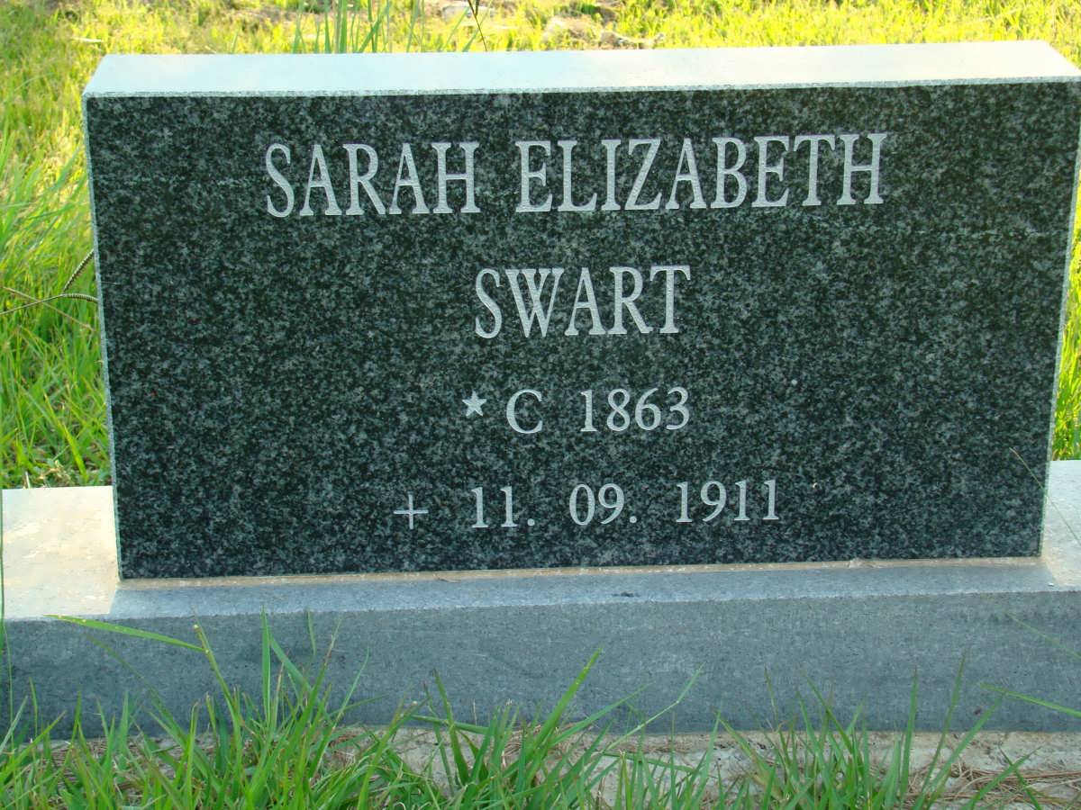SWART Sarah Elizabeth 1863-1911