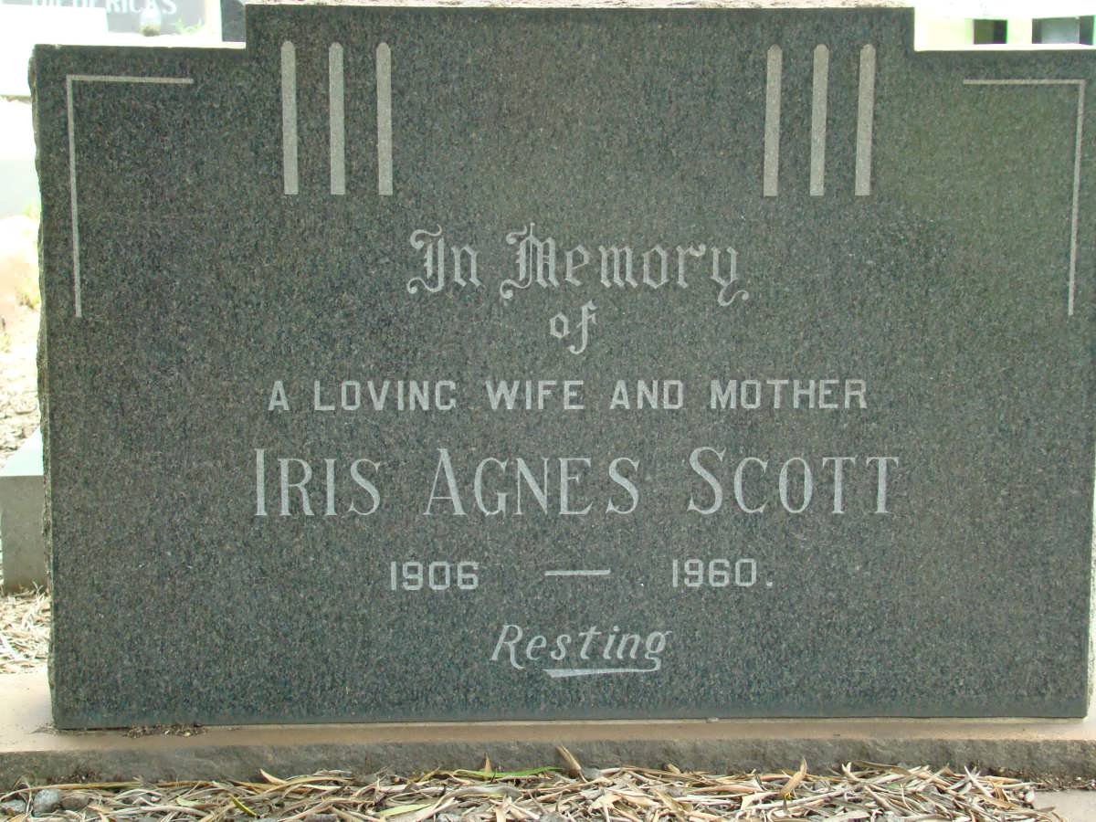 SCOTT Iris Agnes 1906-1960