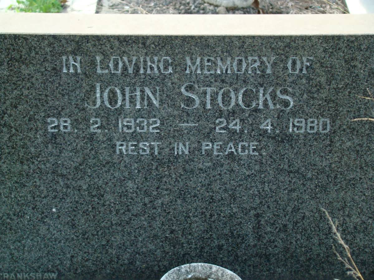STOCKS John 1932-1980