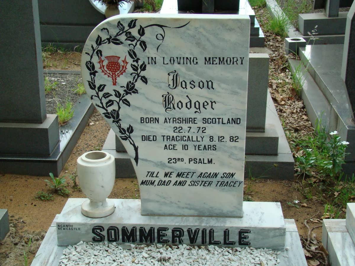 SOMMERVILLE Jason Rodger 1972-1982