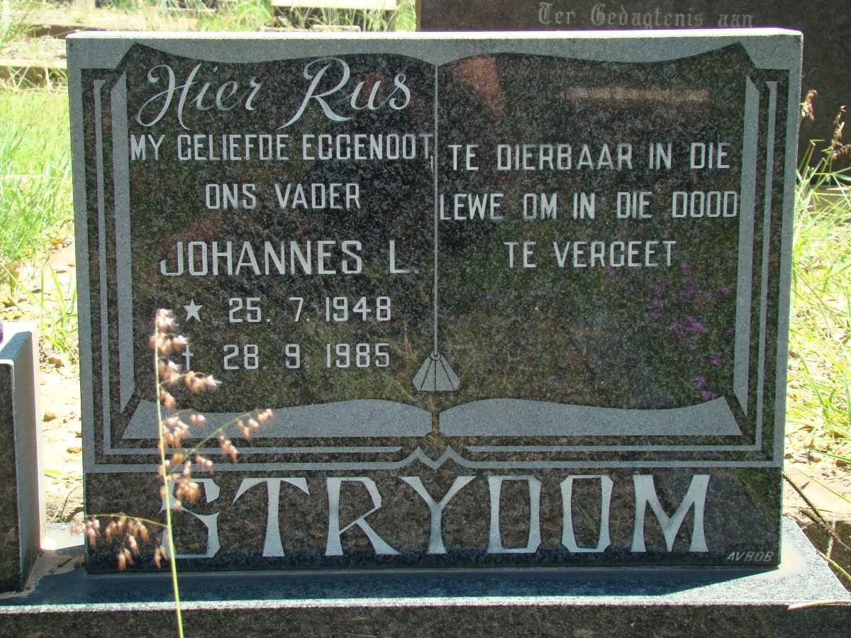 STRYDOM Johannes L. 1948-1985