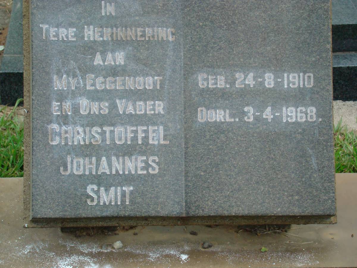 SMIT Christoffel Johannes 1910-1968