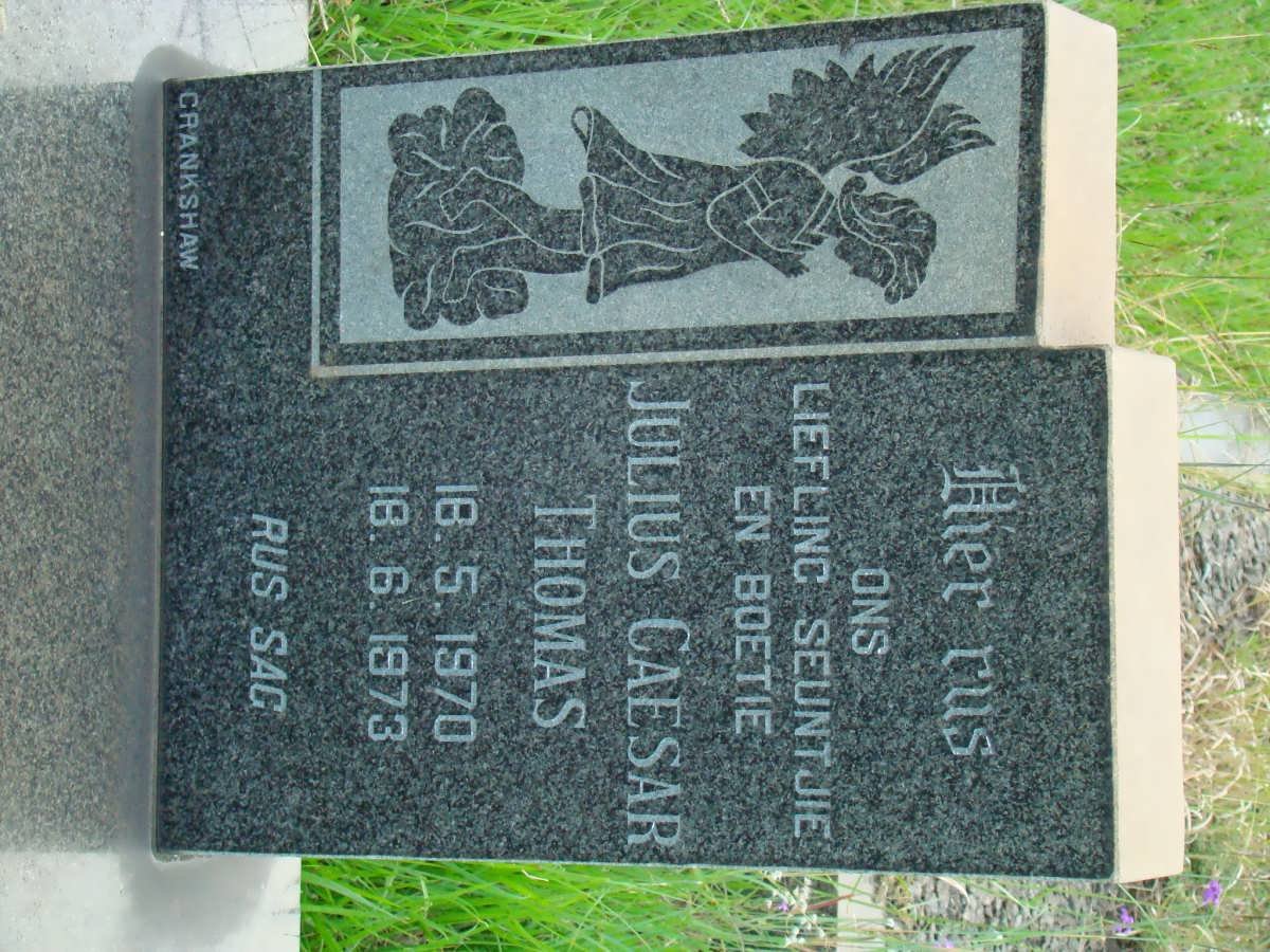 THOMAS Julius Caeser 1970-1973