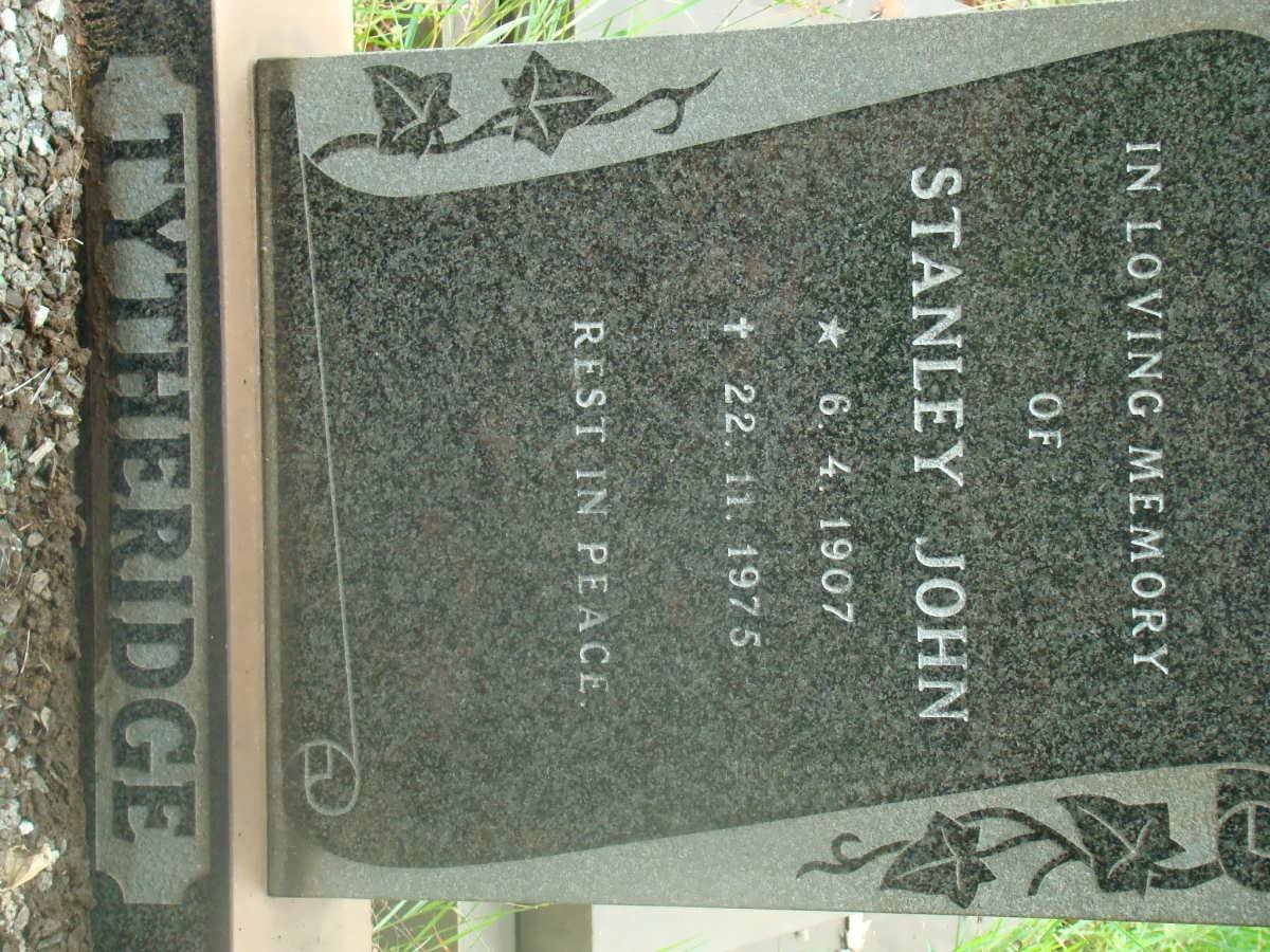 TYTHERIDGE Stanley John 1907-1975
